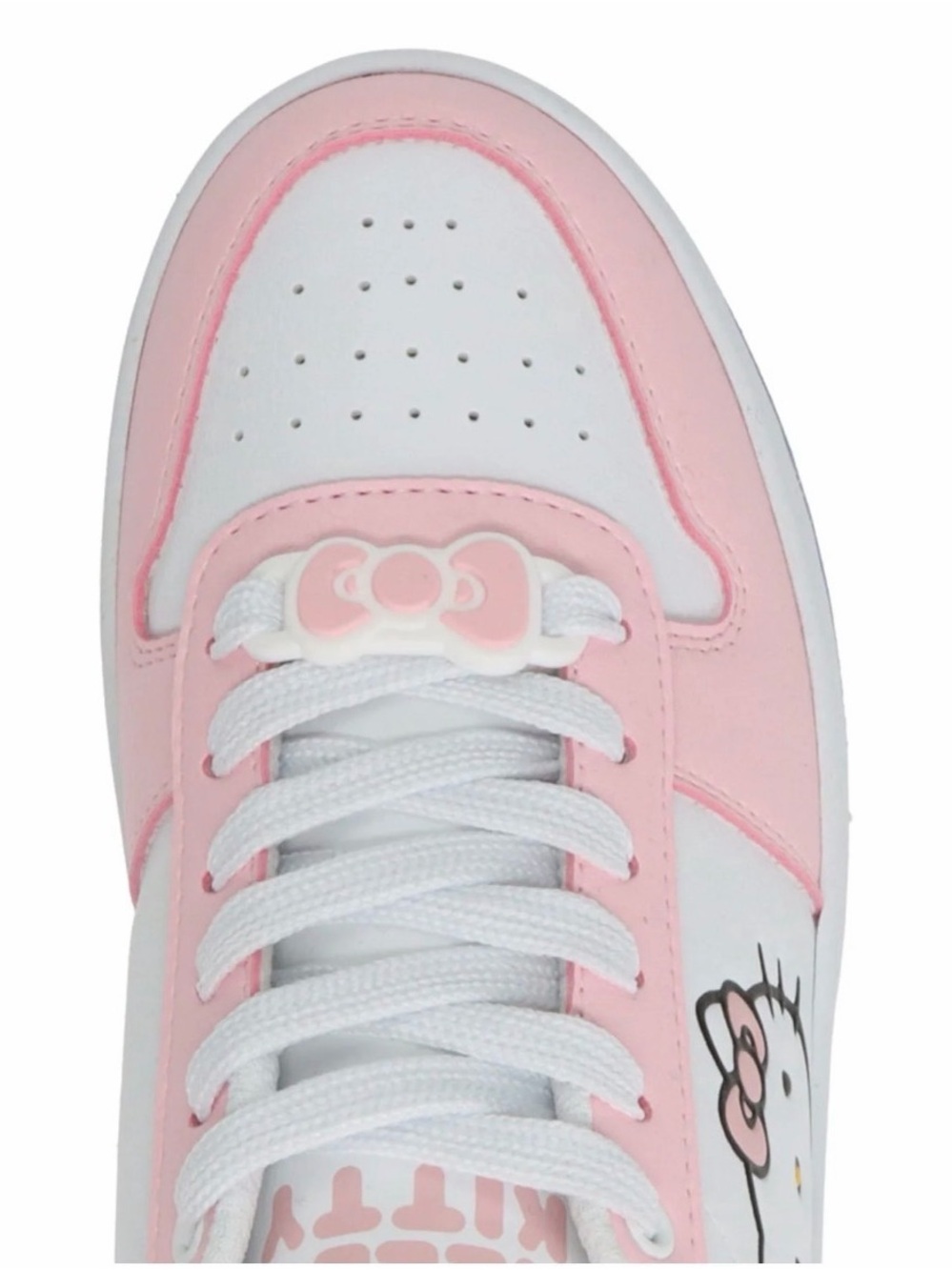 Hello Kitty White and Pink Low-Top Sneaker - Picture 2 of 7